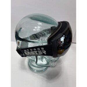 OutdoorMaster Snow Ski Goggles Unisex Adult Adjustable *As Is Scratched Lens*